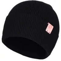 Lotto YUNIA Dievčenská pletená čiapka, čierna, veľkosť