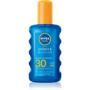 NIVEA SUN Protect & Dry Touch neviditeľný sprej na opaľovanie SPF 30 200 ml