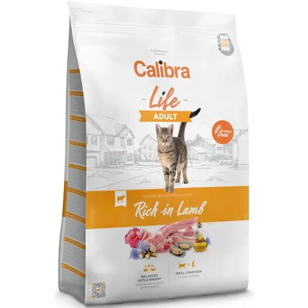 Calibra Cat Life Adult Lamb 1,5 kg | Granule pre mačky