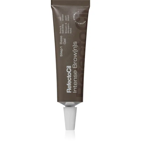 RefectoCil Intense Brow[n]s Base Gel farba na obočie a mihalnice s gélovou textúrou odtieň Ash Brown 15 ml
