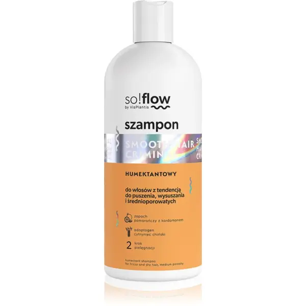 so!flow Frizzy and Dry Hair Humectant Shampoo uhladzujúci šampón proti krepateniu 300 ml