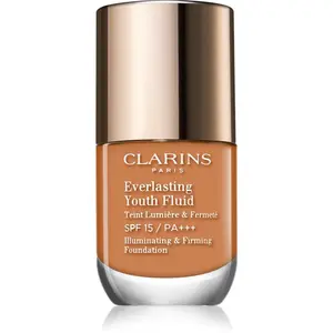 Clarins Everlasting Youth Fluid Foundation rozjasňujúci make-up SPF 15 odtieň 114 Cappuccino 30 ml