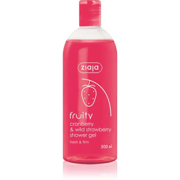 Ziaja Fruity Cranberry & Wild Strawberry hydratačný sprchový gél 500 ml