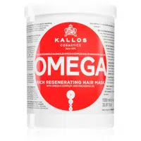 Kallos KJMN Professional Omega vyživujúca maska na vlasy s omega-6 komplexom a makadamia olejom 1000 ml