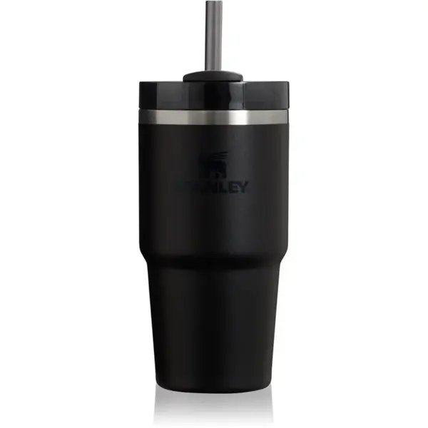 Stanley Quencher H2.O FlowState™ Tumbler tumbler z nehrdzavejúcej ocele s rúrkou malý Black 2.0 600 ml