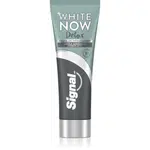 Signal White Now Detox Charcoal bieliaca zubná pasta s aktívnym uhlím 75 ml
