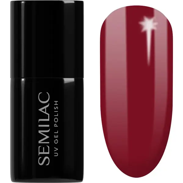 Semilac UV Hybrid Winter Collection gélový lak na nechty s použitím UV/LED lampy odtieň 592 Jelly Cherry 7 ml