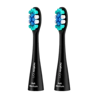 NICEBOY ION Sonic Náhradná hlavica medium čierna 2 ks