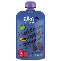 ELLA'S KITCHEN BIO Jablko, čučoriedka a banán 120 g