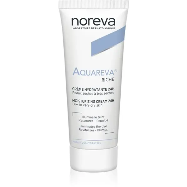 Noreva Aquareva Rich Moisturizing Cream 24h výživný krém pre intenzívnu hydratáciu 40 ml