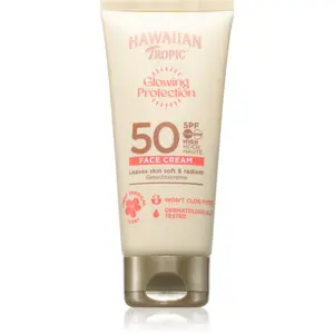 Hawaiian Tropic Glowing Protection Face Cream opaľovací krém na tvár SPF 50 50 ml