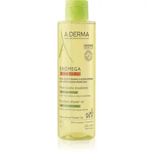 A-Derma Exomega Control Emollient Shower Oil zvláčňujúci sprchový plej pre suchú až atopickú pokožku 200 ml