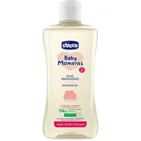 Chicco Baby Moments Sensitive masážny olej 200 ml