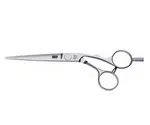 Kadeřnické nůžky Kasho Silver Offset - 6" (KDM-60 OS) + dárek zdarma