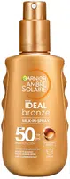 Garnier Opalovací mléko ve spreji SPF 50 Ideal Bronze (Milk in Spray) 150 ml