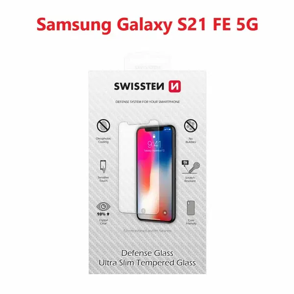 Tvrzené sklo Swissten pro Samsung Galaxy S21 FE 5G