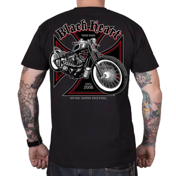 Triko BLACK HEART Grinder černá L