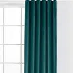 Sametový závěs FILUMI petrolejový 140 x 250 cm sada 2 ks