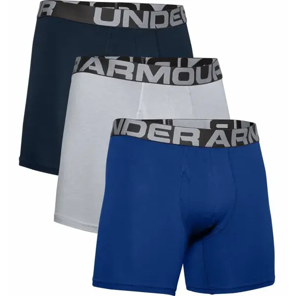 Boxerky Under Armour Charged Cotton 6in 3ks Royal S
