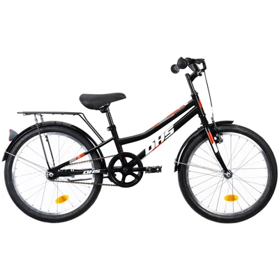 Dětské kolo DHS Teranna 2001 20" 7.0 9" (110-130 cm) Black