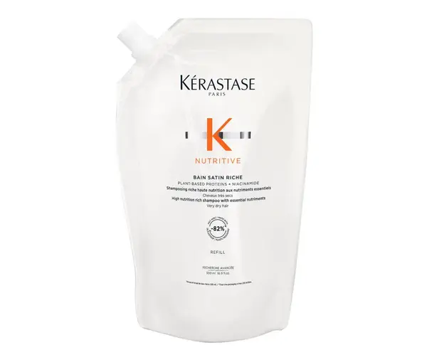 Intenzivně vyživující šampon pro velmi suché vlasy Kérastase Nutritive Bain Satin Riche - 500 ml, náhradní náplň + dárek zdarma