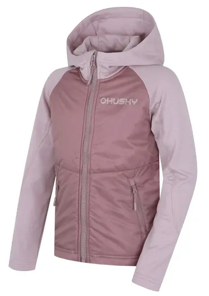 Husky Any K 146, light purple Dětská mikina s kapucí