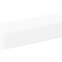 Brusný blok na nehty Sibel - bílý, 9,5 x 2,5 cm (7301391)