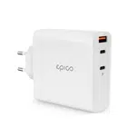 Sítová nabíječka Epico 140W GaN, bílá
