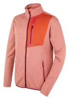 Husky Ane M M, dk. brick orange Pánská mikina na zip