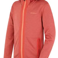 Husky Artic Zip K 152-158, fd. red/black blue Dětská mikina s kapucí