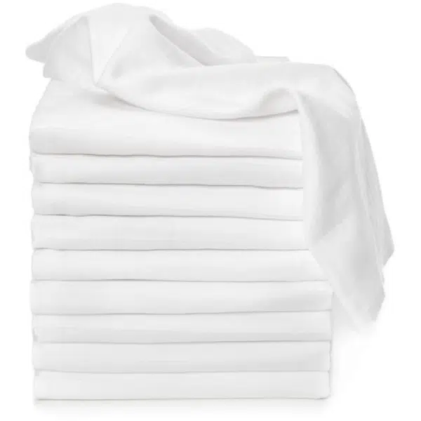 T-TOMI TETRA Cloth Diapers HIGH QUALITY White látkové pleny White 70x70 cm 10 ks