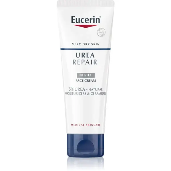 Eucerin UreaRepair Night Cream noční krém na obličej, krk a dekolt bez parfemace 50 ml