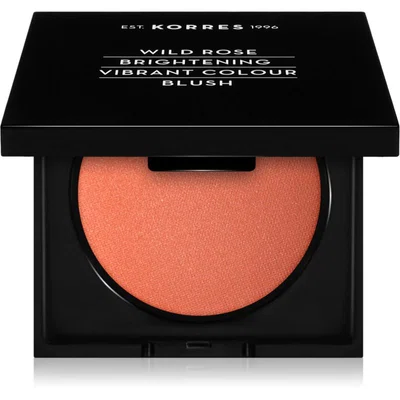 Korres Wild Rose pudrová tvářenka odstín 18 Peach 5.5 g