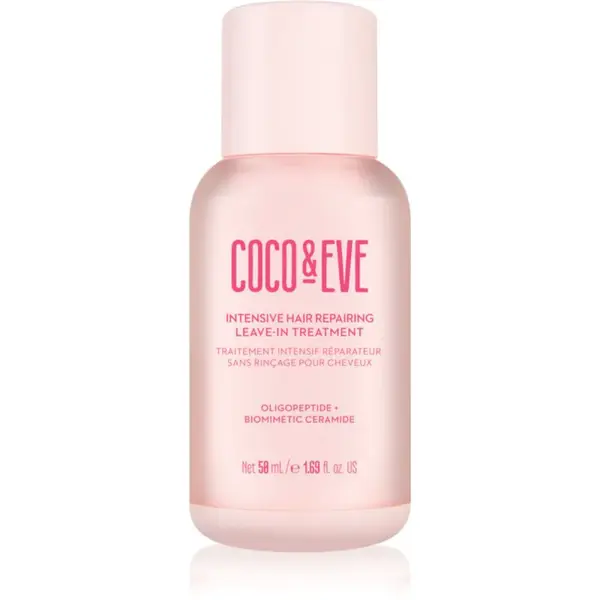 Coco & Eve Sweet Repair Intensive Hair Repairing Leave-in Treatment regenerační bezoplachový kondicionér pro poškozené a barvené vlasy 50 ml