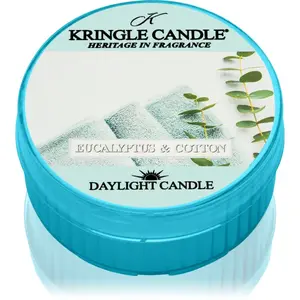 Kringle Candle Eucalyptus & Cotton čajová svíčka 42 g