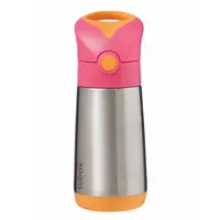 B.Box Thermos Mini termoska s brčkem Pink Orange 350 ml