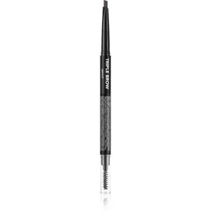 flormar Triple Brow Pencil tužka na obočí 3 v 1 odstín 001 Brunette 0.75 g