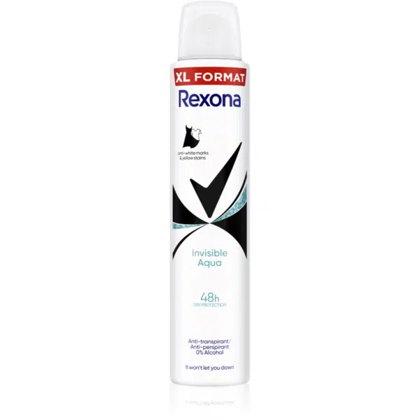 Rexona Invisible Aqua antiperspirant ve spreji 200 ml
