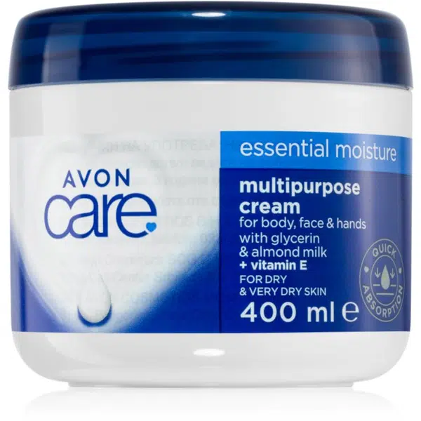 Avon Care Essential Moisture víceúčelový krém na tvář, ruce a tělo 400 ml
