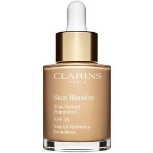 Clarins Skin Illusion Natural Hydrating Foundation rozjasňující hydratační make-up SPF 15 odstín 106N Vanilla 30 ml
