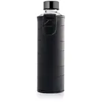 Equa Mismatch skleněná láhev na vodu + obal z umělé kůže barva Graphite 1 ks