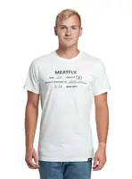 Meatfly pánské tričko Sign White | Bílá | Velikost S | 100% bavlna