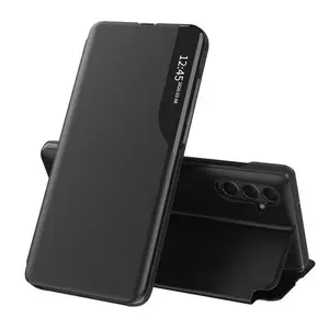 Eco Leather View Case, Samsung Galaxy A05s, černé
