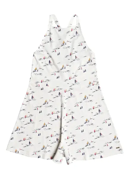 Roxy Shinny Shell Strappy Romper Marshmallow Boat Trip Small | Mnohobarevná | Velikost M | 100% bavlna