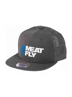 Meatfly kšiltovka Keery Perfor Snapback Grey / White Revital | Šedá | Velikost One Size