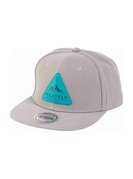 Meatfly kšiltovka Hornet Snapback Grey Peak | Šedá | Velikost One Size