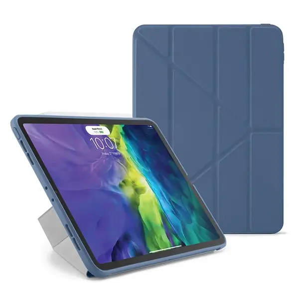 Pipetto Origami Case pouzdro, Apple iPad Pro 11 2018 / 2020 / 2021 / 2022, modré
