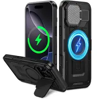 Techsuit CamVault MagSafe, iPhone Air, černý