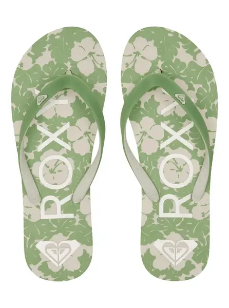 Roxy dámské žabky Tahiti VII Green | Zelená | Velikost 8,5 US