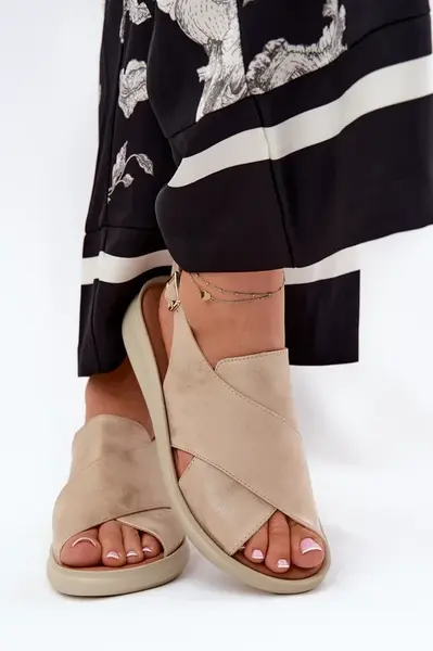 Boto Dámské Sandály Z Eko Kůže Zlaté Tosmelia